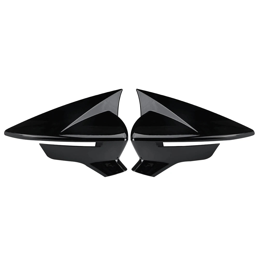 Carcasas de Retrovisor para Seat León MK3 Ibiza MK5 2017-2020 (Negro Brillo / Fibra de Carbono)
