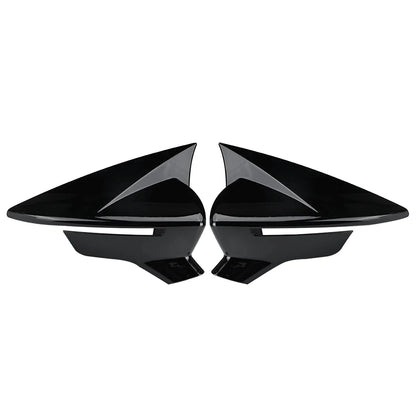 Carcasas de Retrovisor para Seat León MK3 Ibiza MK5 2017-2020 (Negro Brillo / Fibra de Carbono)