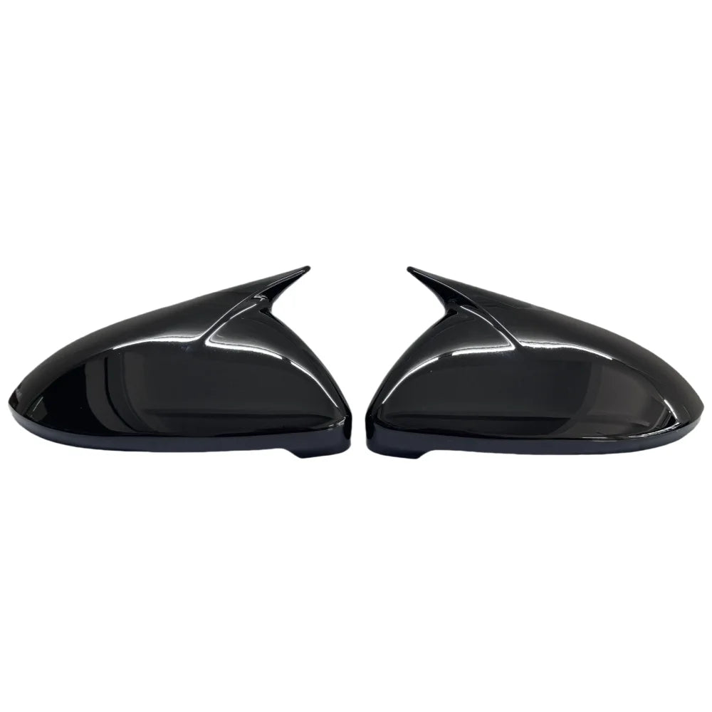 Carcasas de Retrovisor para Volkswagen Golf MK7 7.5 GTI R GTD (Negro Brillo / Fibra de Carbono)