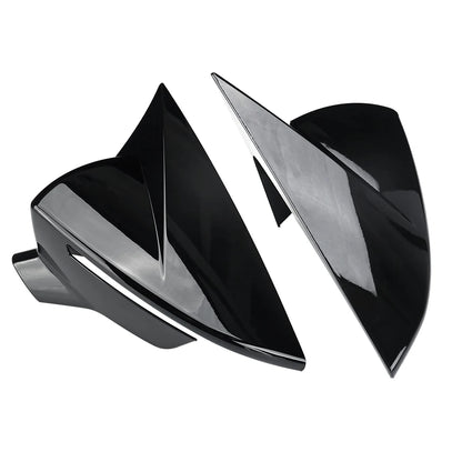 Carcasas de Retrovisor para Seat León MK3 Ibiza MK5 2017-2020 (Negro Brillo / Fibra de Carbono)