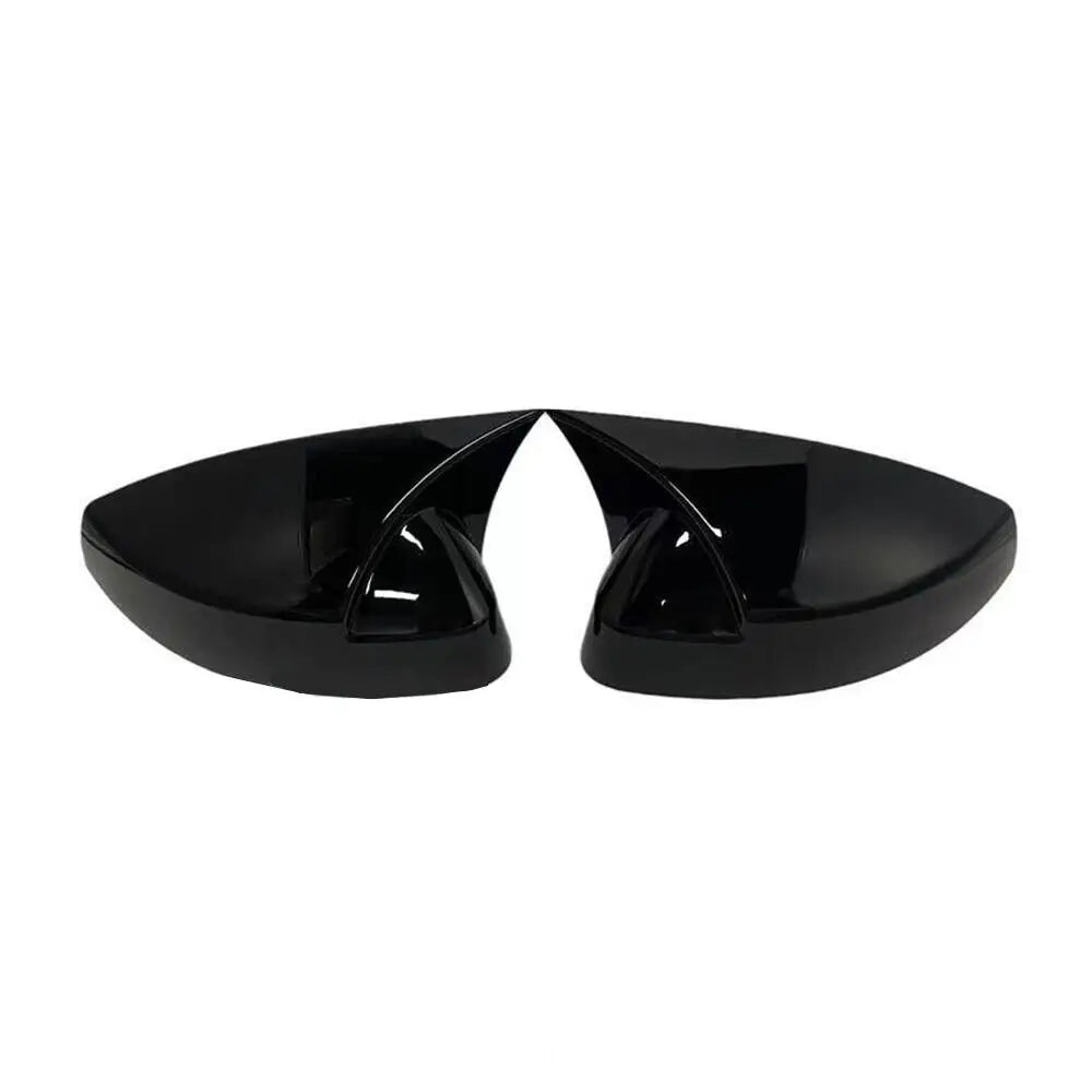 Carcasas Retrovisor Estilo Batman para Audi A3 / Golf MK7 / Seat León MK3 (Negro Brillo)