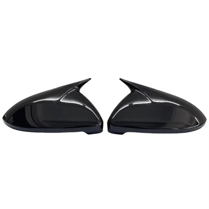 Carcasas Retrovisor Estilo Batman para Audi A3 / Golf MK7 / Seat León MK3 (Negro Brillo)